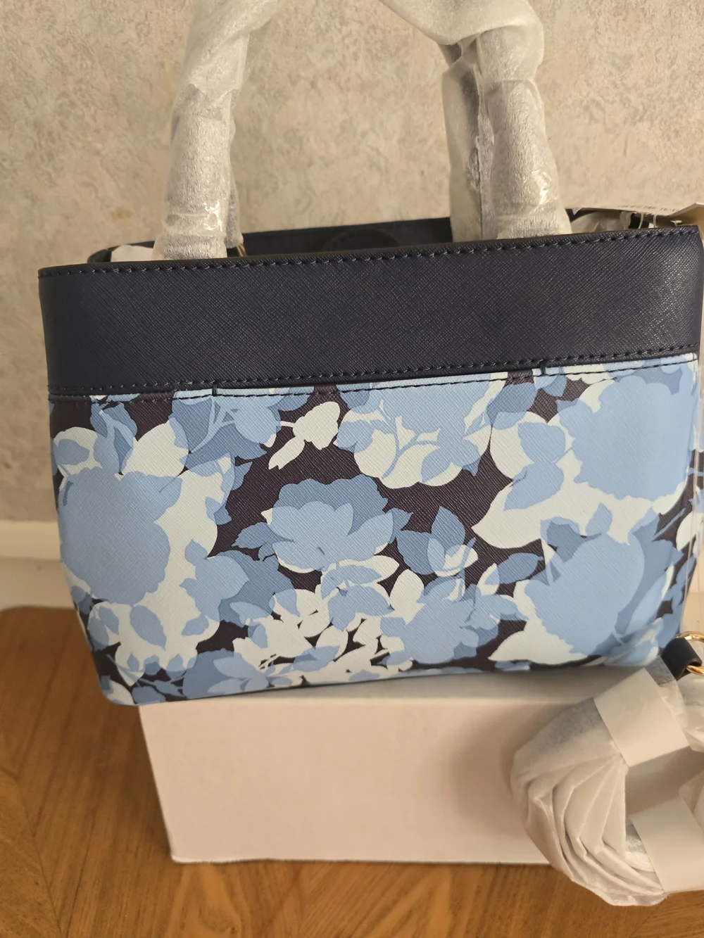 MICHAEL Michael Kors Blue Floral Satchel